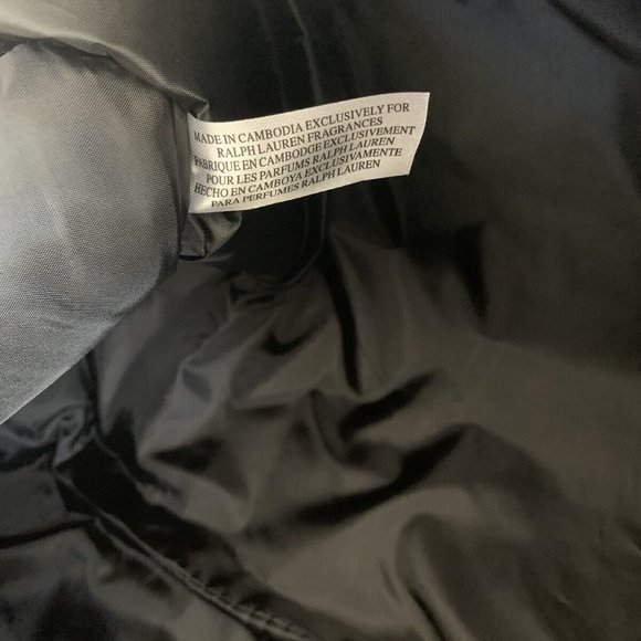 Polo RALPH LAUREN Logo black duffle bag gym sports weekender overnight New - Picture 6 of 9